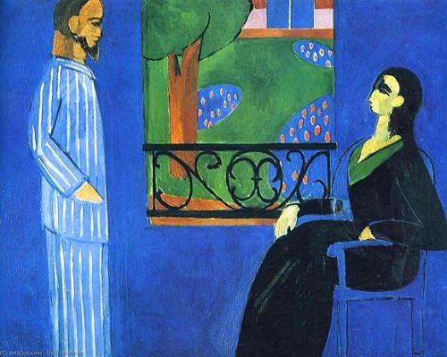 La conversación. Matisse, 1912